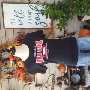 SO-CAL ♡ AUTHENTIC BAD GIRL XXX ♡ Sweet Black|Red|White|Silver Bling S|S Shirt L